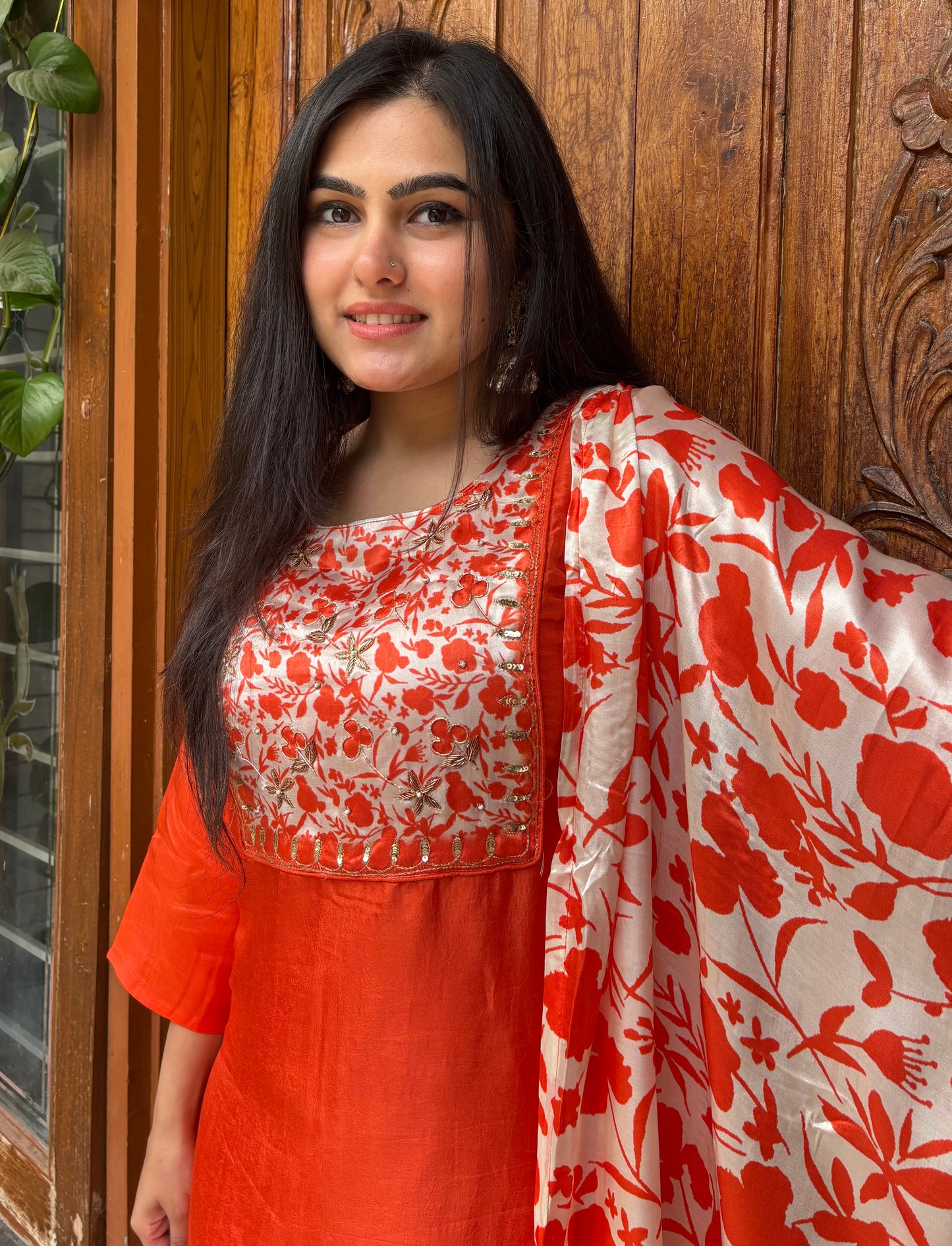 DAMINI PURE CREPE SUIT SET