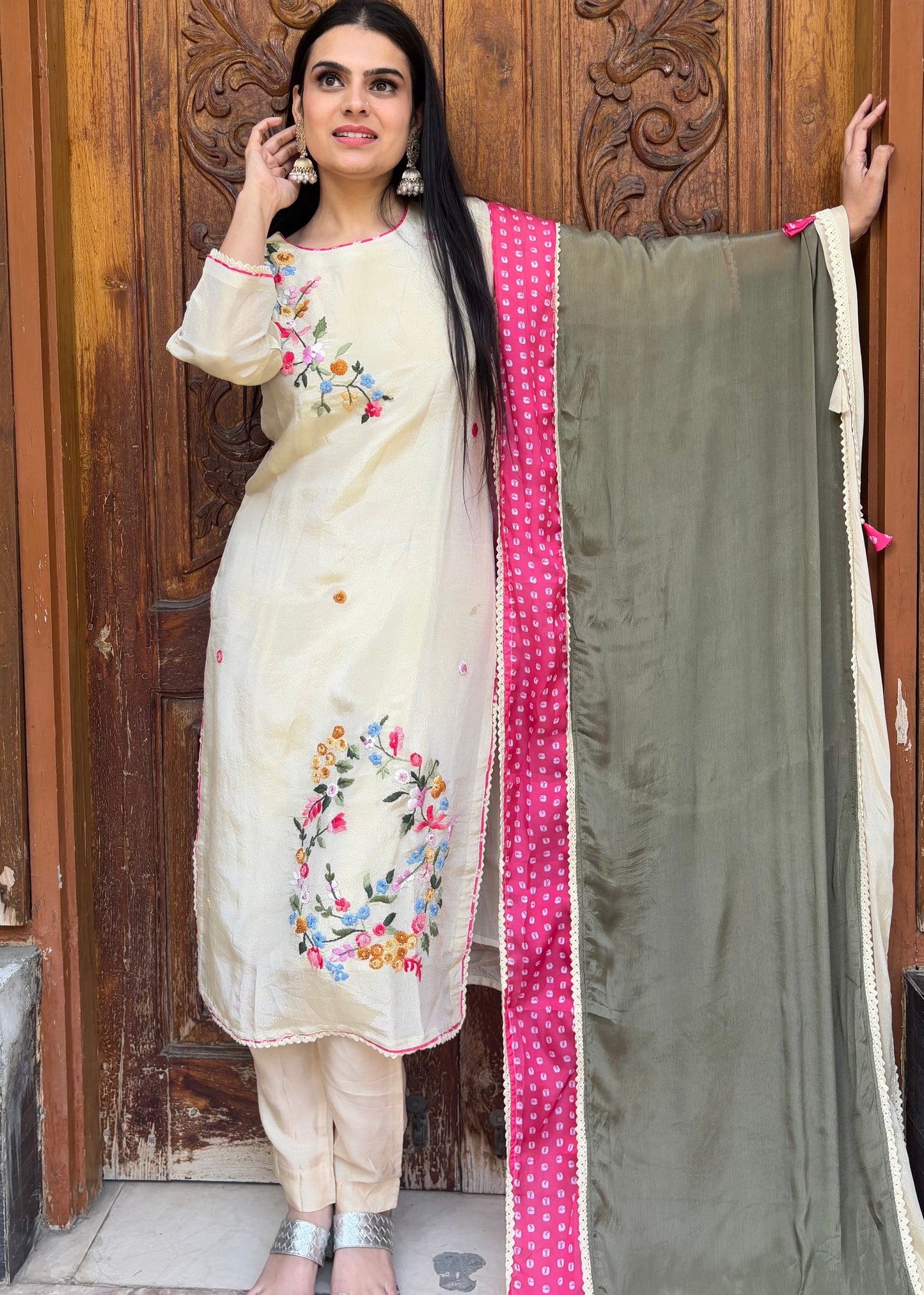 ALFIYA TISSUE SUIT SET