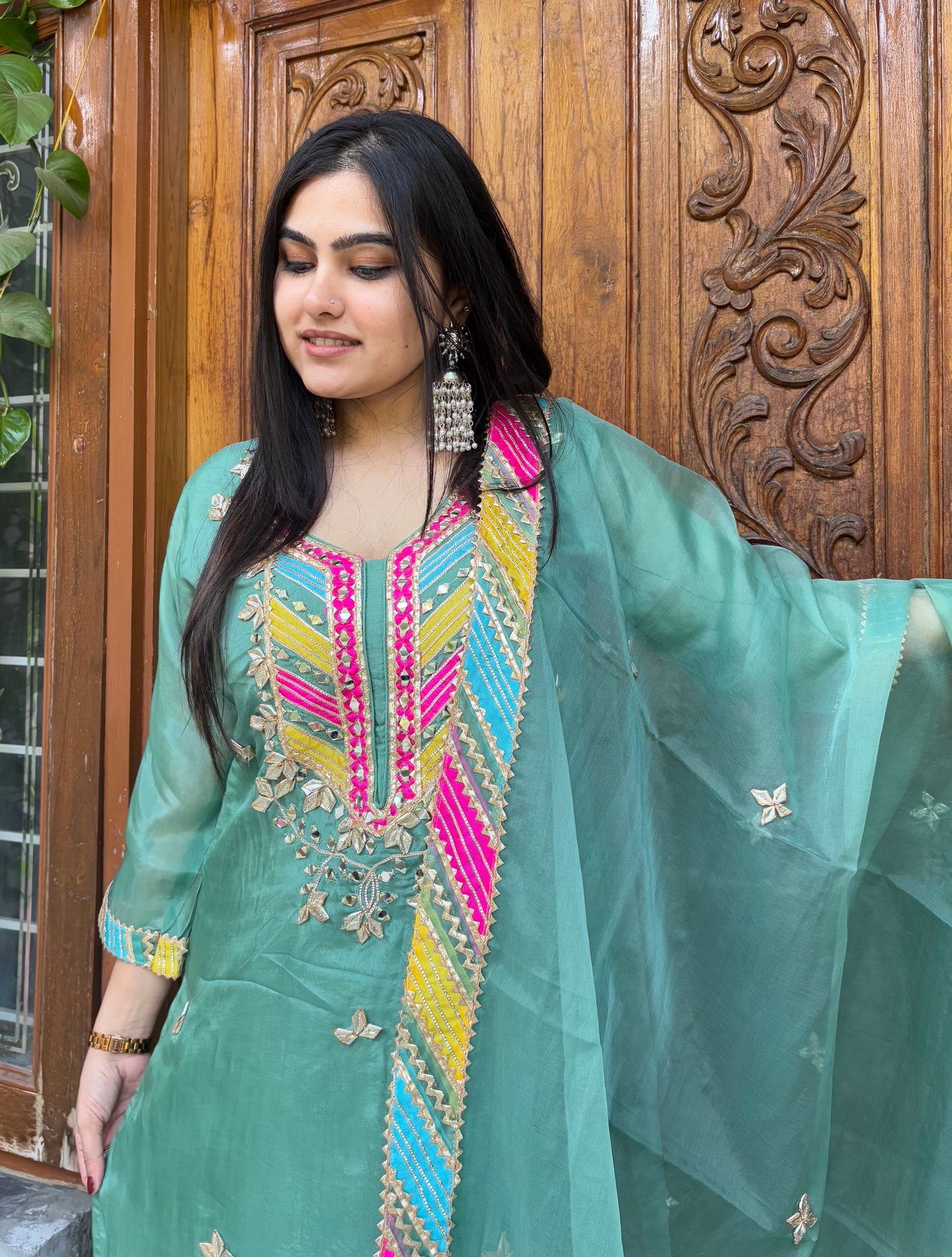 VASAVI GOTA PATTI SUIT SET