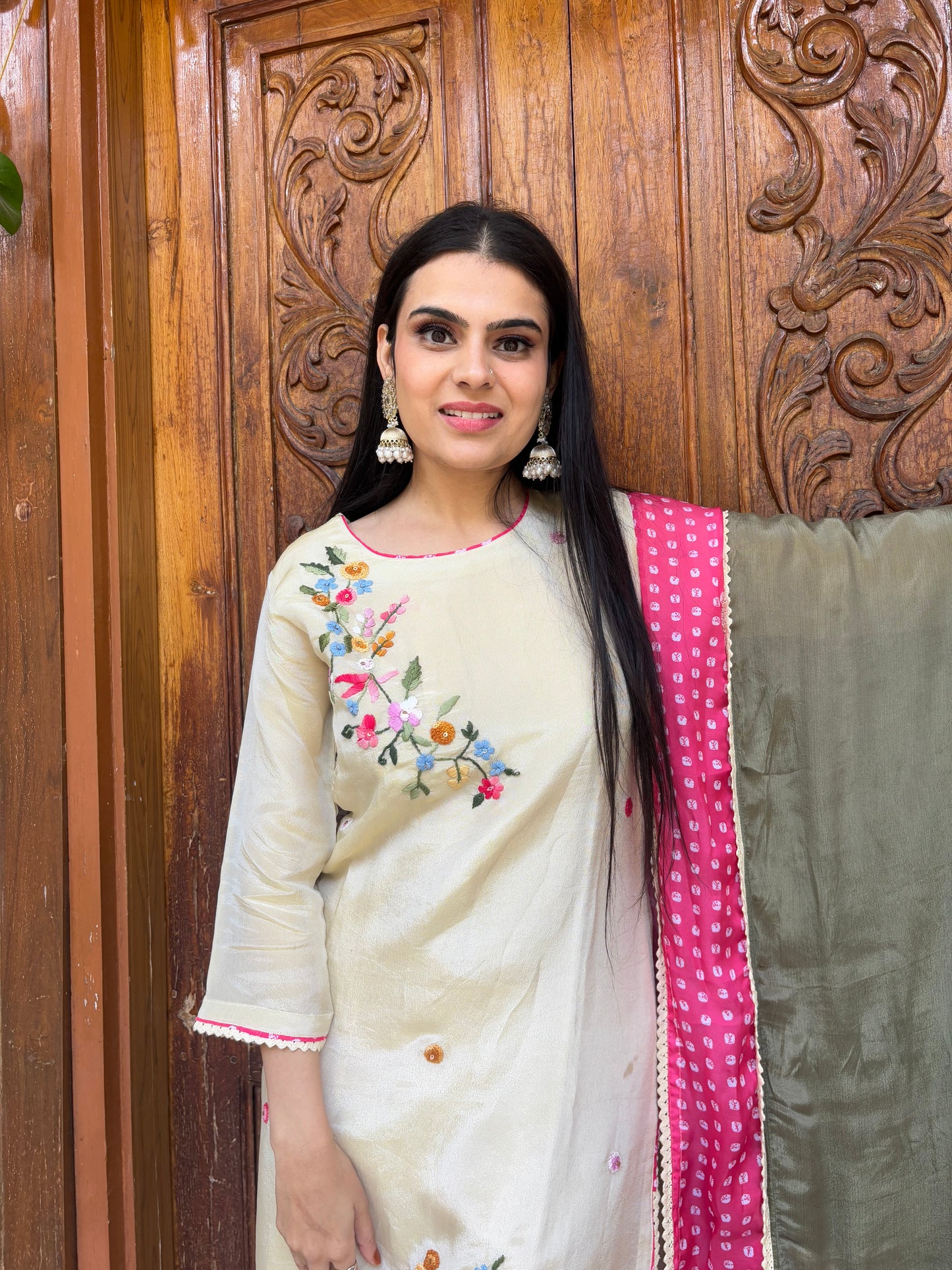 ALFIYA TISSUE SUIT SET