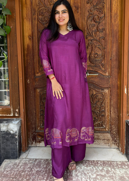 GAJ KURTA SET