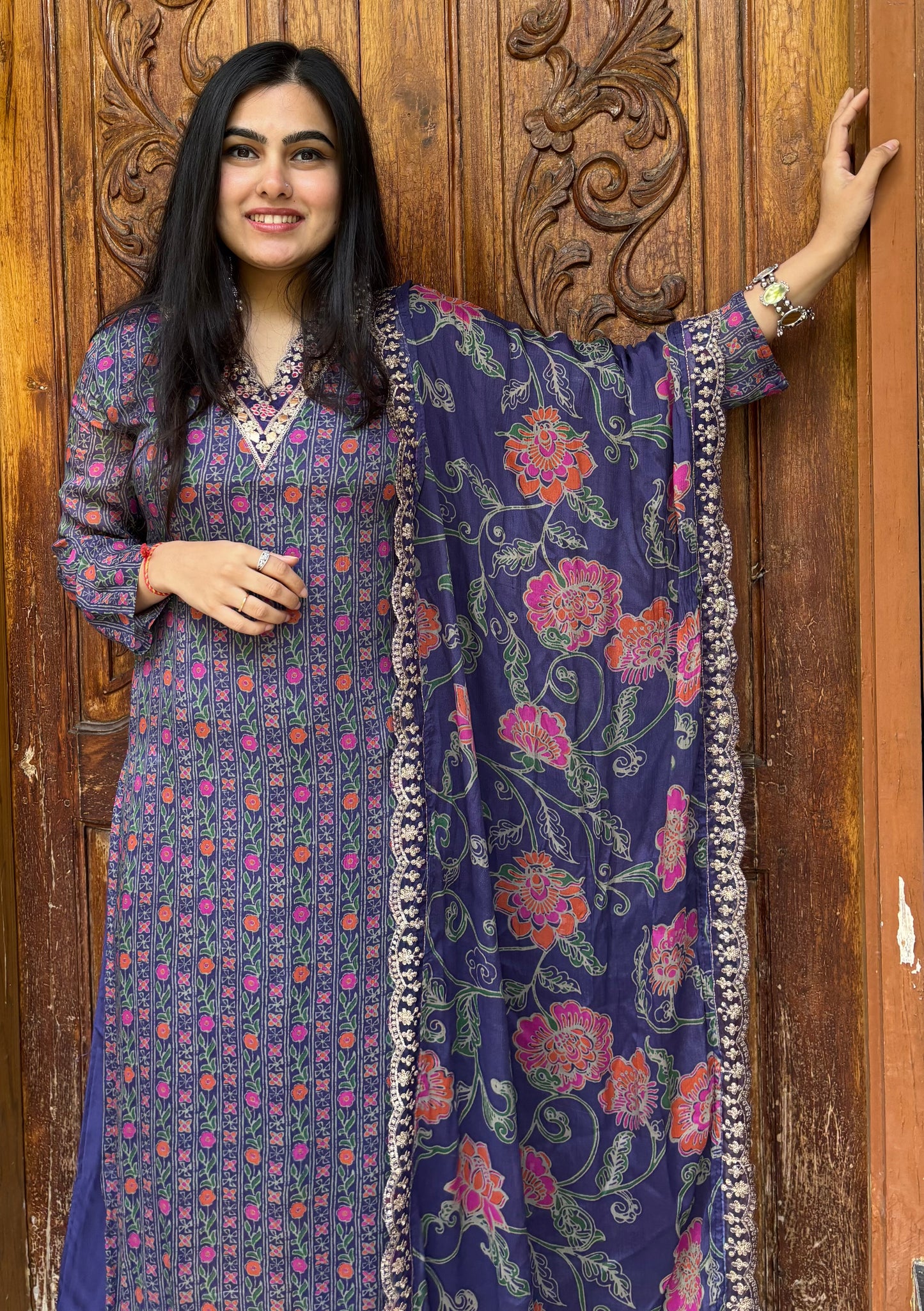 RATI PURPLE SUIT SET