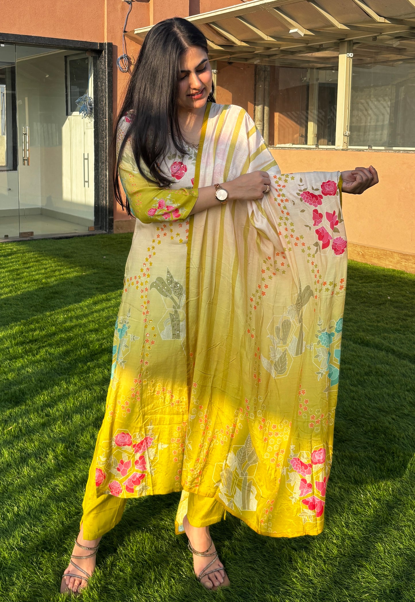 AMARA GREEN SUIT SET